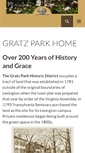 Mobile Screenshot of gratzpark.org