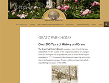 Tablet Screenshot of gratzpark.org